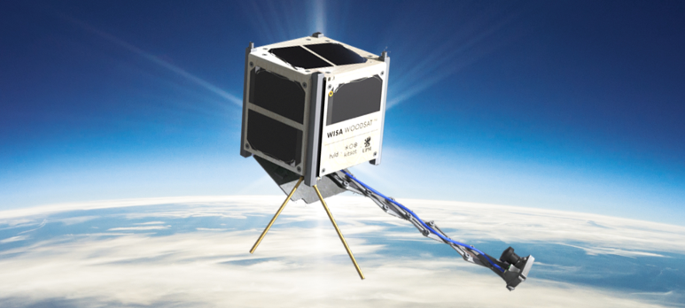 WISA Woodsat nanosatellite with Sens4 vacuum measurement 