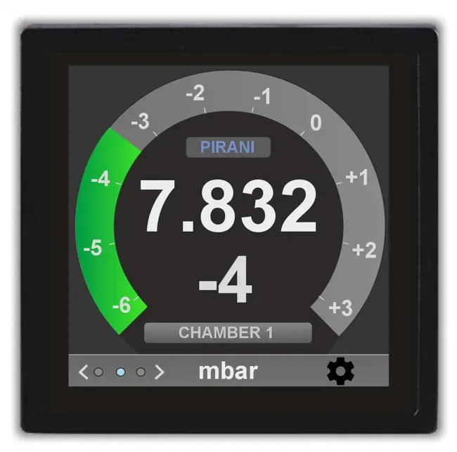 TrueVac Controller single channel display